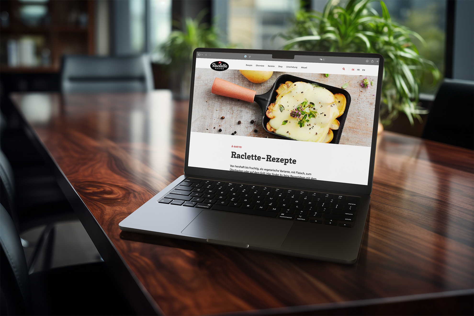 Raclette Suisse: TYPO3, Webentwicklung